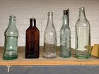 Antique Bottles  Embossed  Late 1800 And Early 1900  Clean But Not Perfect