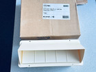 New Lambro 117w Off-white Almond Plastic Wall Exhaust Vent 3-1 4 In  X 10 In 