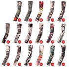     2pcs Tattoo Sleeve Men Women Nylon Temporary Fake Full Arm Sleeve Stockings     