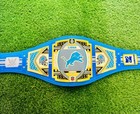 Nfl Detroit Lions Wwe Legacy Title Championship Belt adult Size 2mm Brass