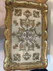 Vintage Italian Florentine Side Table With Gold Baroque