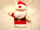 Happy Santa Plush Hand Puppet Christmas  New