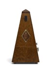Vntg Wittner Maelzel Wood Pyramid Metronome Wind Up Bell Feature Made In Germany