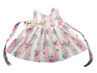 Vintage Oshkosh Baby B gosh Pink Floral Girls Dress Size 18 Months