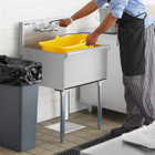 24  X 21  X 14  Stainless Steel Commercial Kitchen Utility Sink Compartment Bowl