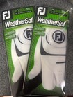 Fj Footjoy Weathersof Golf Glove - Men s Size Xl  set Of 2 Left Handed Gloves  