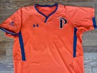 Authentic Game Worn Pepperdine Waves Baseball  50 Jersey Under Armor 44 Rare