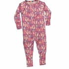 Magnetic Me Pink   Purple Woodland Animal Print Baby Sleeper