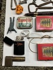 Vintage Junk Drawer Lot Smalls Collectibles Military And Misc 