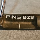 Ping Bz8 Brass Blade Putter Rh Steel Shaft Original Grip 34  Vintage Golf Club