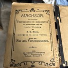 Book Jewish Judaica 1909 Hebrew German Vienna Machsor And Other Vintage Books