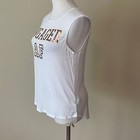 Engaged Af White Sleeveless Tank Top Size Xs Eyeshadow Bride Bridal