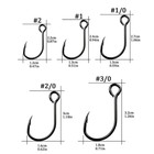 50pcs Replacement Fishing Hooks For Lures Baits Inline Circle Hooks With Barbed