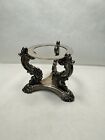 Godinger Silver Art Co Silverplate Ord Paperweight Riser Stand Candle Holder