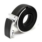 Genuine Leather Mens Ratchet Belt Belts For Men Adjustable Automatic Buckle