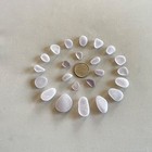 Beach Sea Glass 20 Pieces Flawless Jq Deep Lavender Genuine Surf-tumbled 