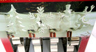 The Original Mantleclip  Silver Metal Stocking Holders With Clip-ons
