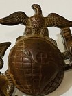 Nice Original Wwi Ww1 Usmc United States Marine Corps Ega Hat helmet Insignia