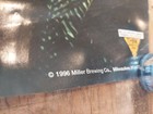 Vintage Miller Beer Sexy Bikini Beach Girl Bar Pub Poster 1996