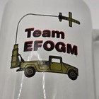 Team Efogm Raytheon Mgm-157 Missile Vintage Coffee Mug Rare  Excellent Condition
