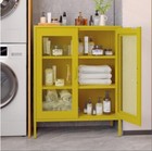 My Metal Locker Storage Cabinet With 2mesh Doors 3-tier For Home office entryway