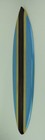 Scratch   Dent Striped Wooden Surfboard Wall Hanging 39 Inch