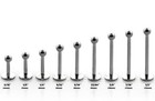 20g 18g 16g 14g Ball Top Surgical Steel Labret Stud Ear Helix Cartilage Tragus 