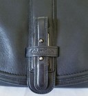Calvin Klein Vintage Black Leather Satchel Shoulder Bag Handbag