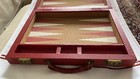 Vintage Crisloid Rare Red Backgammon Set Bakelite 1 25    Tiles
