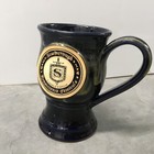 Scarborough Faire Renaissance Festival Chalice Stein Mug Blue Glaze Gray Fox