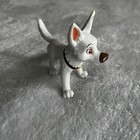 Disney Movie Bolt Dog Toy White Pvc Figure 3 75 In Hard To Find Rare Cake Topper