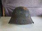 Antique Swiss Army Military M18 43 Steel Combat Helmet Switzerland Wwi Wwii