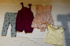4pcs Baby Girl Clothes Bundle Summer 9m  6-12m Carter   s Juniors 
