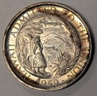 1959 Silver So-called Half Dollar Hawaii Statehood   50c Heraldic Art Medals