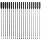 20 Pack Black Ballpoint Pen Refills 1mm Medium Tip For Twist Pens Replaceable Us