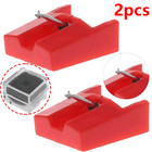 2pc Turntable Needle Stylus For Numark Ttusb Tt1600 Tt1610 Tt1625 Groovetool New