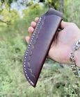 Hand Crafted 8   fixed Blade Leather Knife Sheath Scout Holster Belt Loop Edc