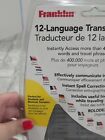 Franklin 12-language Translator Tg-450 New Sealed French German Polish Italian