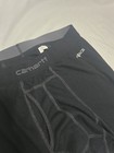 Carhartt Force Base Layer Leggings Mens Med  Black Pants Waffle Knit