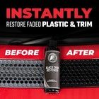 Exoforma Black Trim Restorer - Lasts 6  Months  Dye Infused Waterproof Plastic R