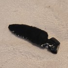 Modern Obsidian Flint Knapped Arrowhead Native American Us