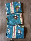 3 Vintage Pbs Kids Wishbone Curtains  90s 1996 Big Feats 64 25 Inches Long