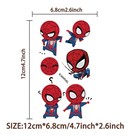 10 Sheets Spider-man Temporary Tattoos Stickers Mixed Style Body Superhero 
