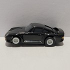 Tomy Afx Slot Car Ho Porsche 959 Black With White Wheels