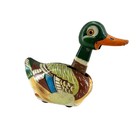 Vintage Daiya Tin Litho Duck Toy Bobbing Head Made In Japan Miss Lower Bill