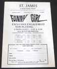 Funny Girl - 1968 Original Theatrical Herald  Musical  Barbra Streisand