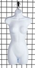 Clothing Form Hanging Female Display Torso Fits 5 To 10 Mannequin White Hollow