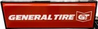 General Tire Gt Lighted Tire Dealer Sign Red White Letters Single Sided Hanging