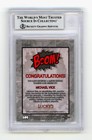 Michael Vick 2024 Hits Memorabilia Boom Silver Signed Bgs Bas Auto Atlanta