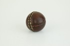 Vintage Leather Schlagball Brown 2 4 Inch - Duty Free